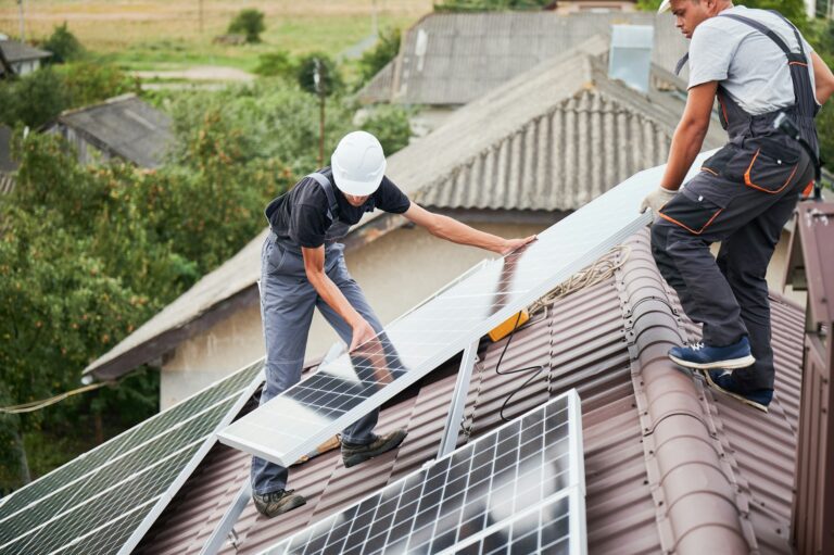 solar panel installation