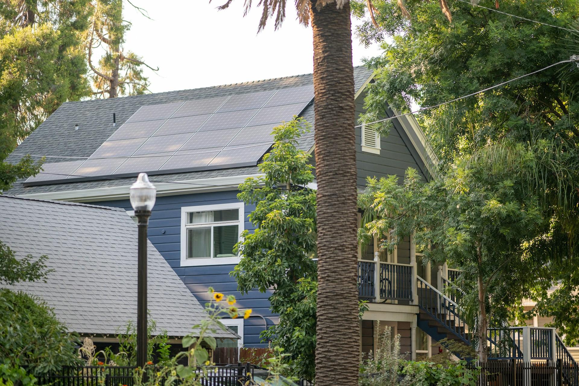 solar panel house