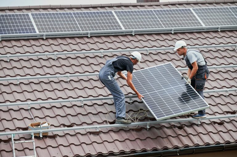 solar panel installation