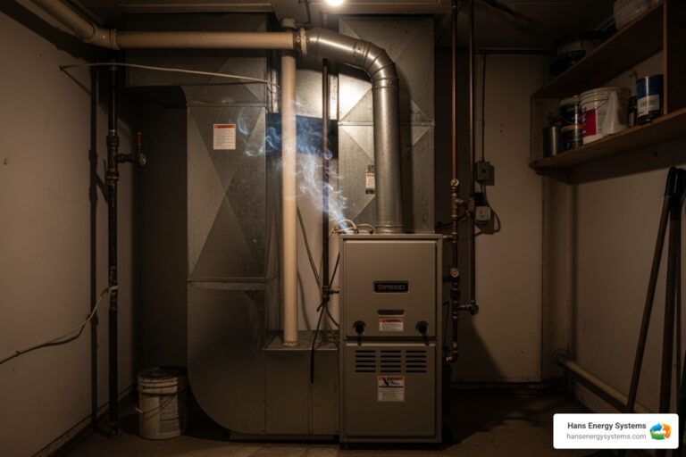 Furnace burning smell