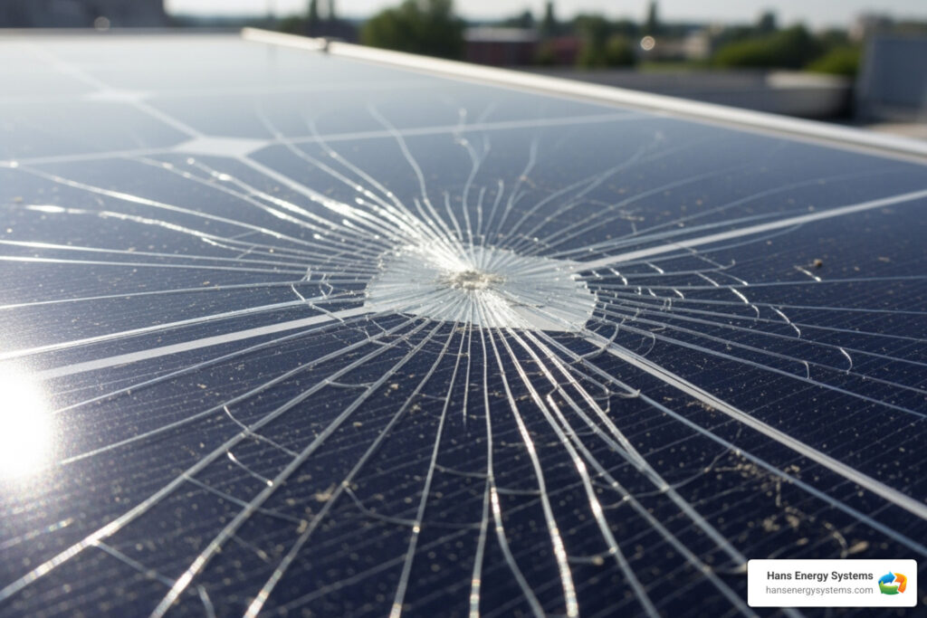 how to repair broken solar panel glass