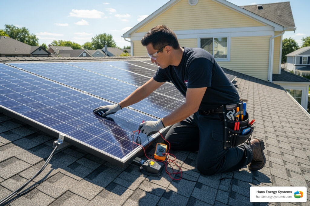 solar panel repair