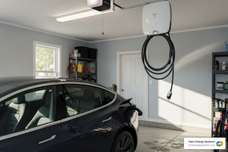 tesla charger ceiling mount