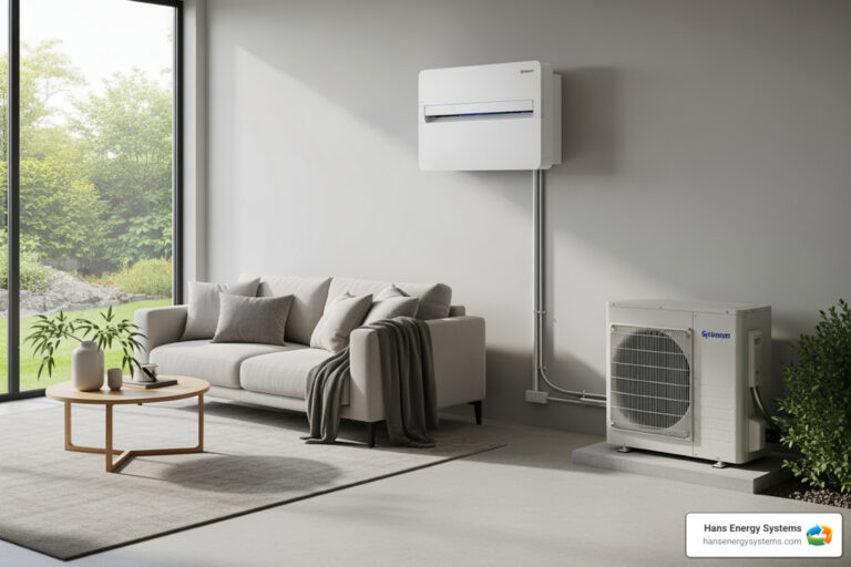 Ductless mini split installation