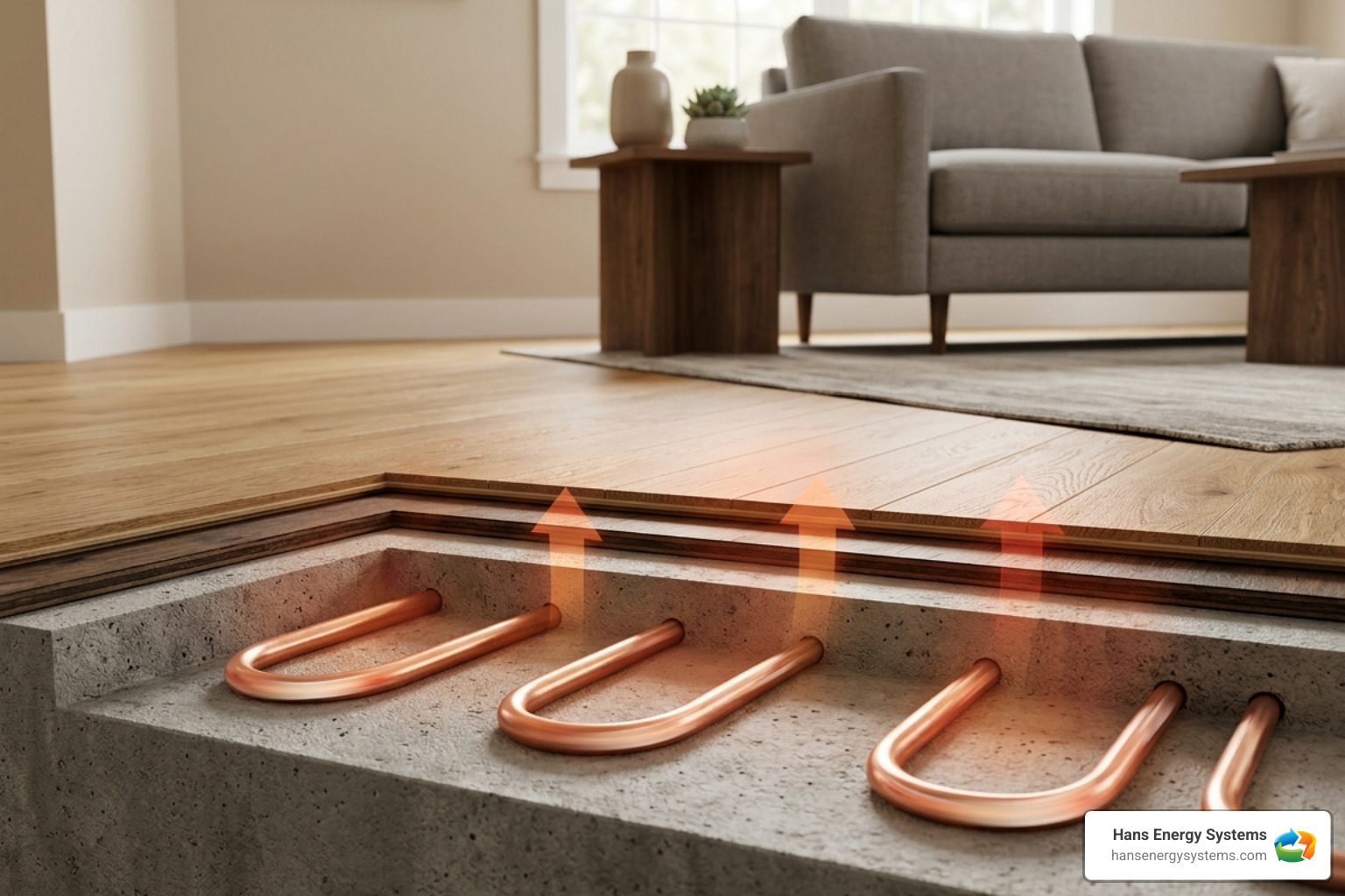 how does a radiant heating system work