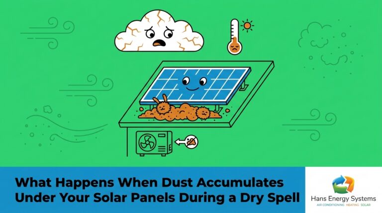 What Happens When Dust Accumulates Under Your Solar Panels During a Dry Spell — featured image