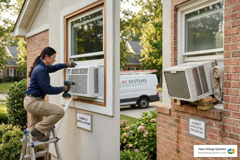 how proper installation affects cooling performance