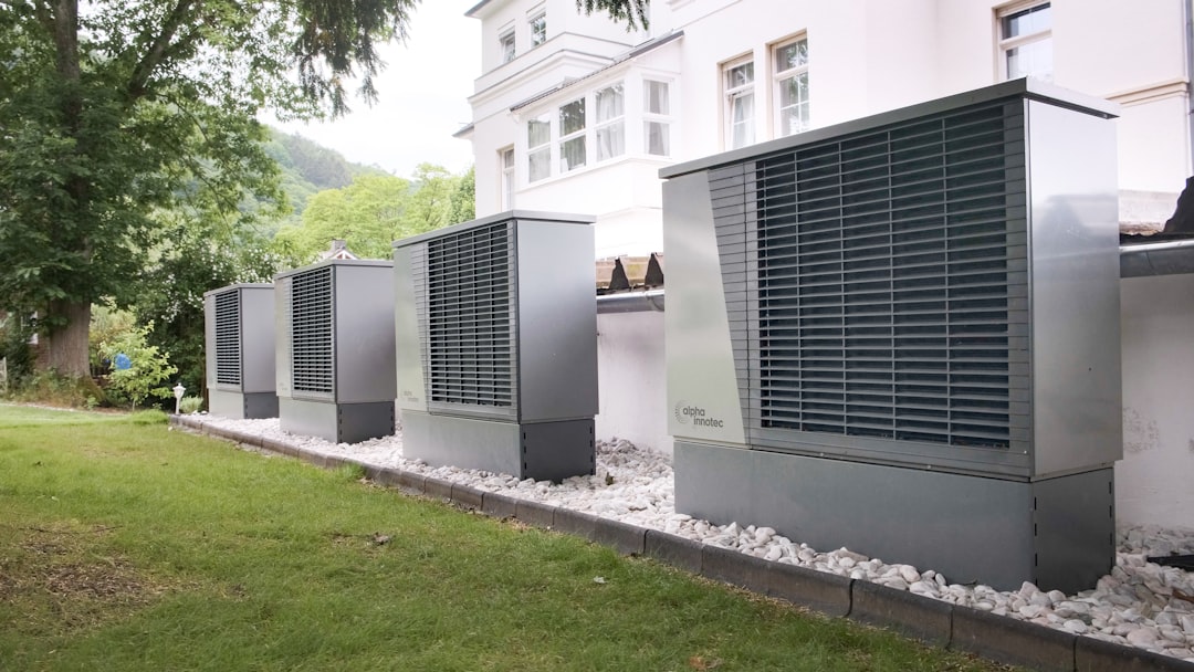 heat pump and furnace systems in a modern home