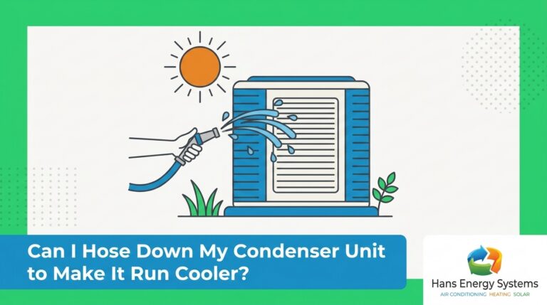 Can I Hose Down My Condenser Unit to Make It Run Cooler? — featured image