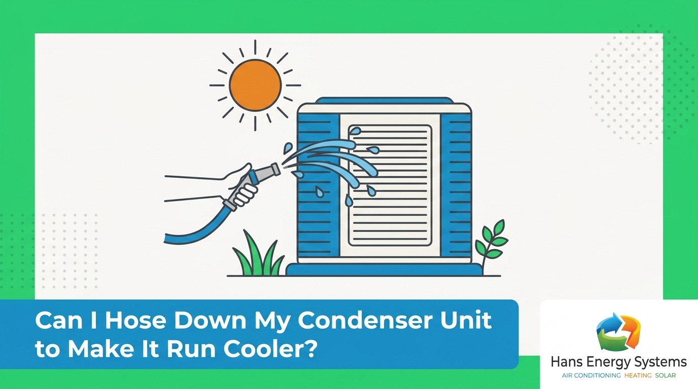 Can I Hose Down My Condenser Unit to Make It Run Cooler? — featured image