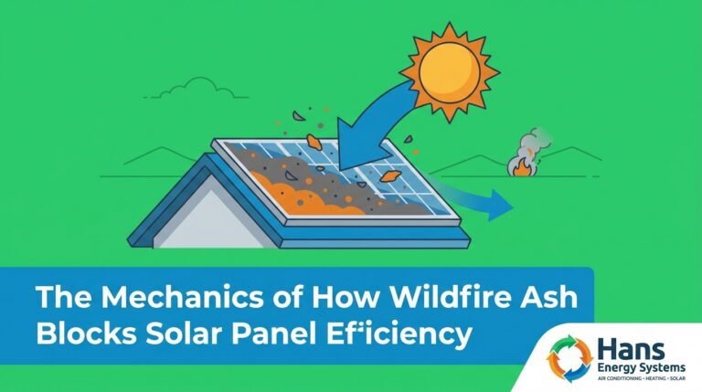 The Mechanics of How Wildfire Ash Blocks Solar Panel Efficiency — featured image