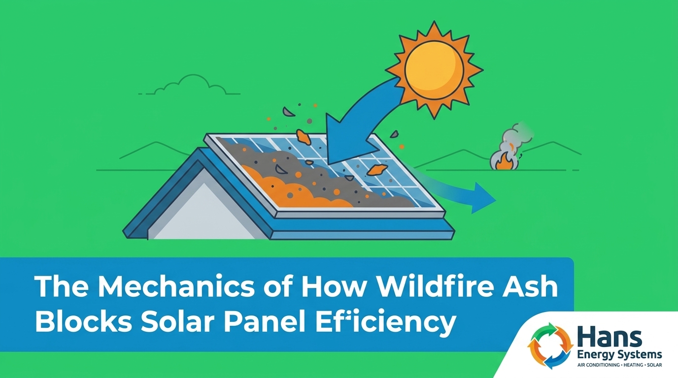 The Mechanics of How Wildfire Ash Blocks Solar Panel Efficiency — featured image