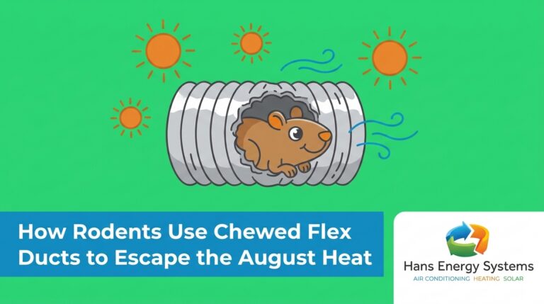 How Rodents Use Chewed Flex Ducts to Escape the August Heat — featured image