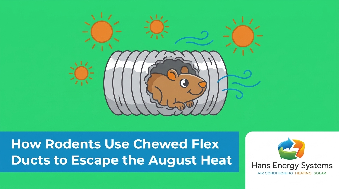 How Rodents Use Chewed Flex Ducts to Escape the August Heat — featured image